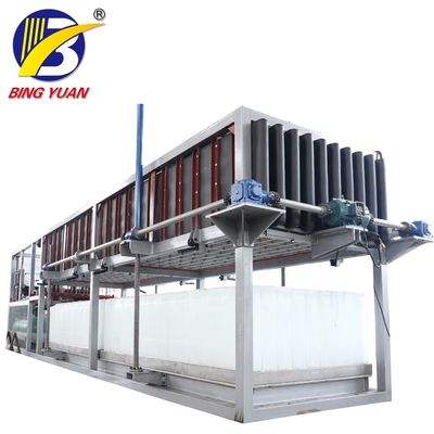 เครื่องทำน้ำแข็งบล็อกอุตสาหกรรม 15T 380 โวลต์