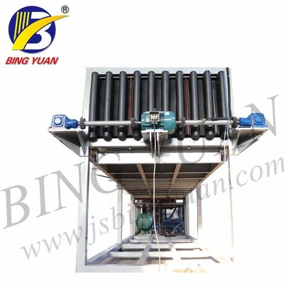 เครื่องทำน้ำแข็งบล็อกระบบโดยตรง 10 T / วันอัตโนมัติสำหรับการเก็บรักษาสดจากการผลิตในประเทศจีน