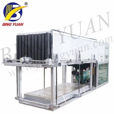 เครื่องทำน้ำแข็งบล็อกอุตสาหกรรม 24 ชม. 2000kgs สำหรับขาย