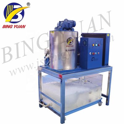 เครื่องทำน้ำแข็งเกล็ดอัตโนมัติสำหรับเครื่องทำน้ำแข็งเกล็ดเชิงพาณิชย์ประเภทประมง