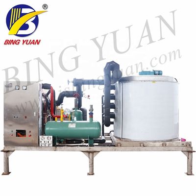 110KW 25 Tonne เครื่องทำน้ำแข็งเกล็ดหิมะ