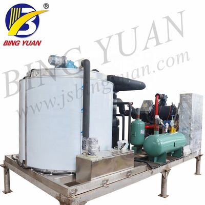 R404A 220V 3000KG เครื่องทำน้ำแข็งเกล็ด, เครื่องทำน้ำแข็งเกล็ดน้ำทะเล