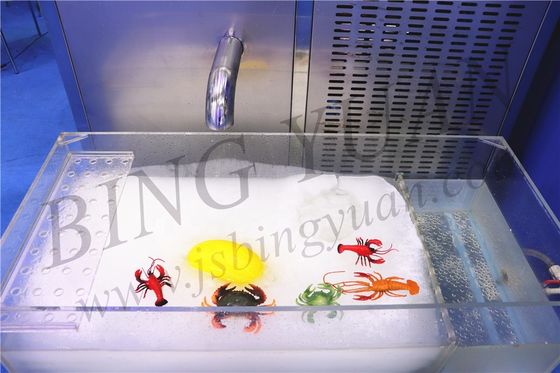 1580x850x1650mm R404A 60 Tonne เครื่องทำน้ำแข็งอัตโนมัติ