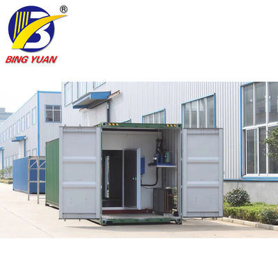 3800KG 480 โวลต์ R404A พลังงานแสงอาทิตย์ห้องเย็นแบบตู้คอนเทนเนอร์