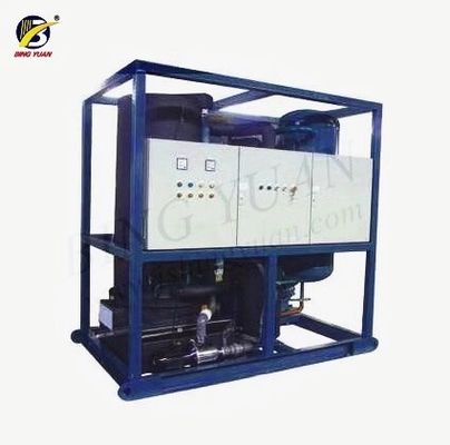 R404A 4.5KW 220 โวลต์ 1TPD เครื่องผลิตน้ำแข็งหลอด