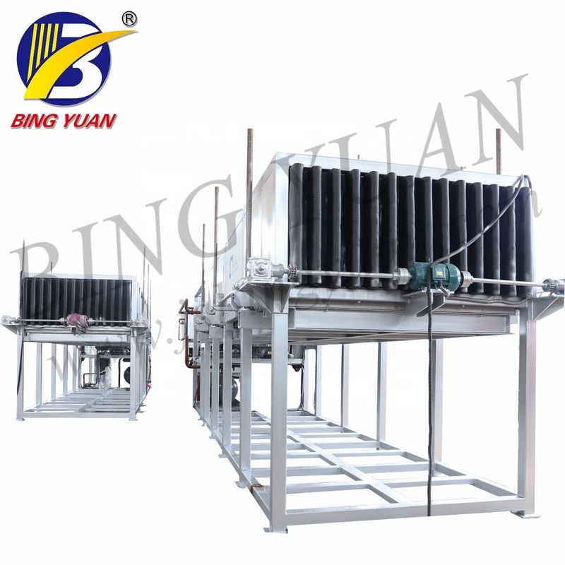 ขายร้อน 20 T / วันระบบโดยตรงเครื่องทำน้ำแข็งบล็อกกลวงที่มีประสิทธิภาพสูง